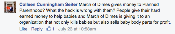 March of Dimes Admits 5 Local Chapters Donated to Planned Parenthood