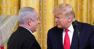 Trump Israel Palestinian peace plan Netanyahu
