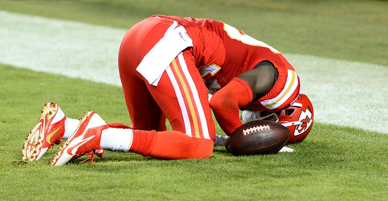 NFL Player Penalized for Prayer