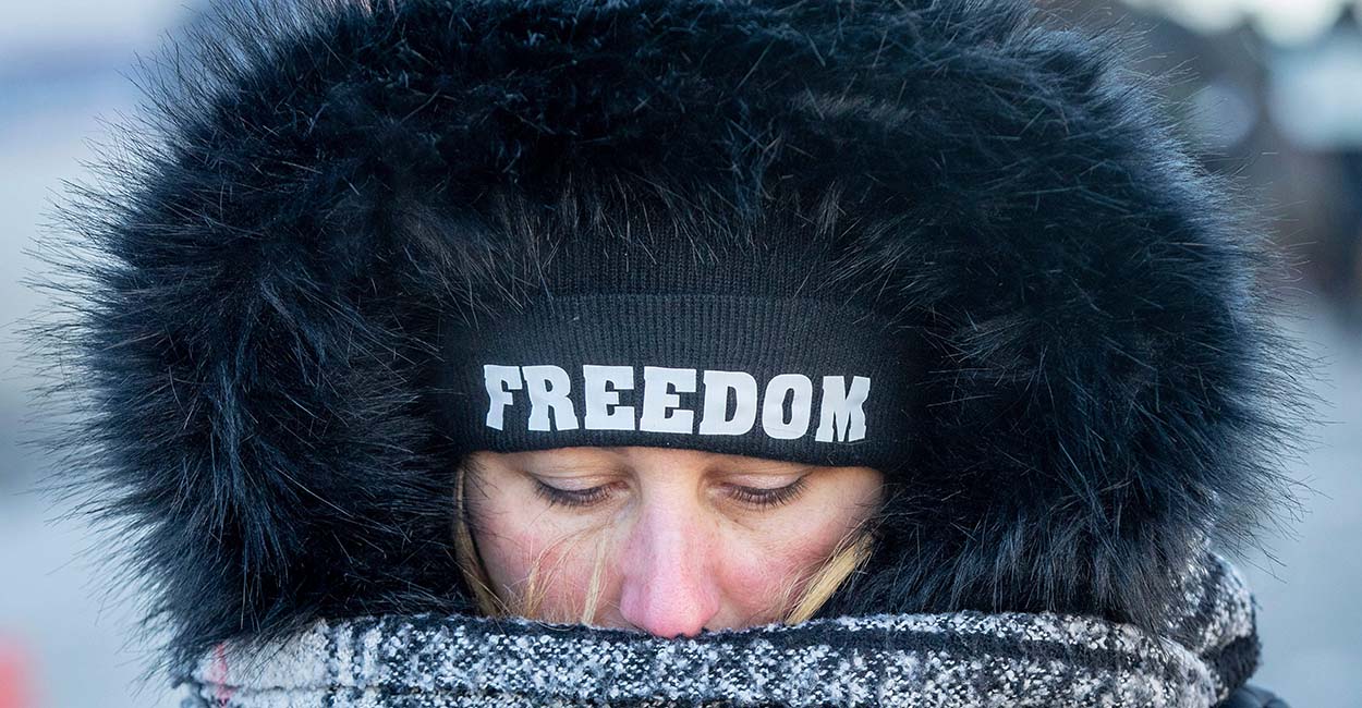 18 Photos That Capture Canadian Truckers' 'Freedom Convoy'
