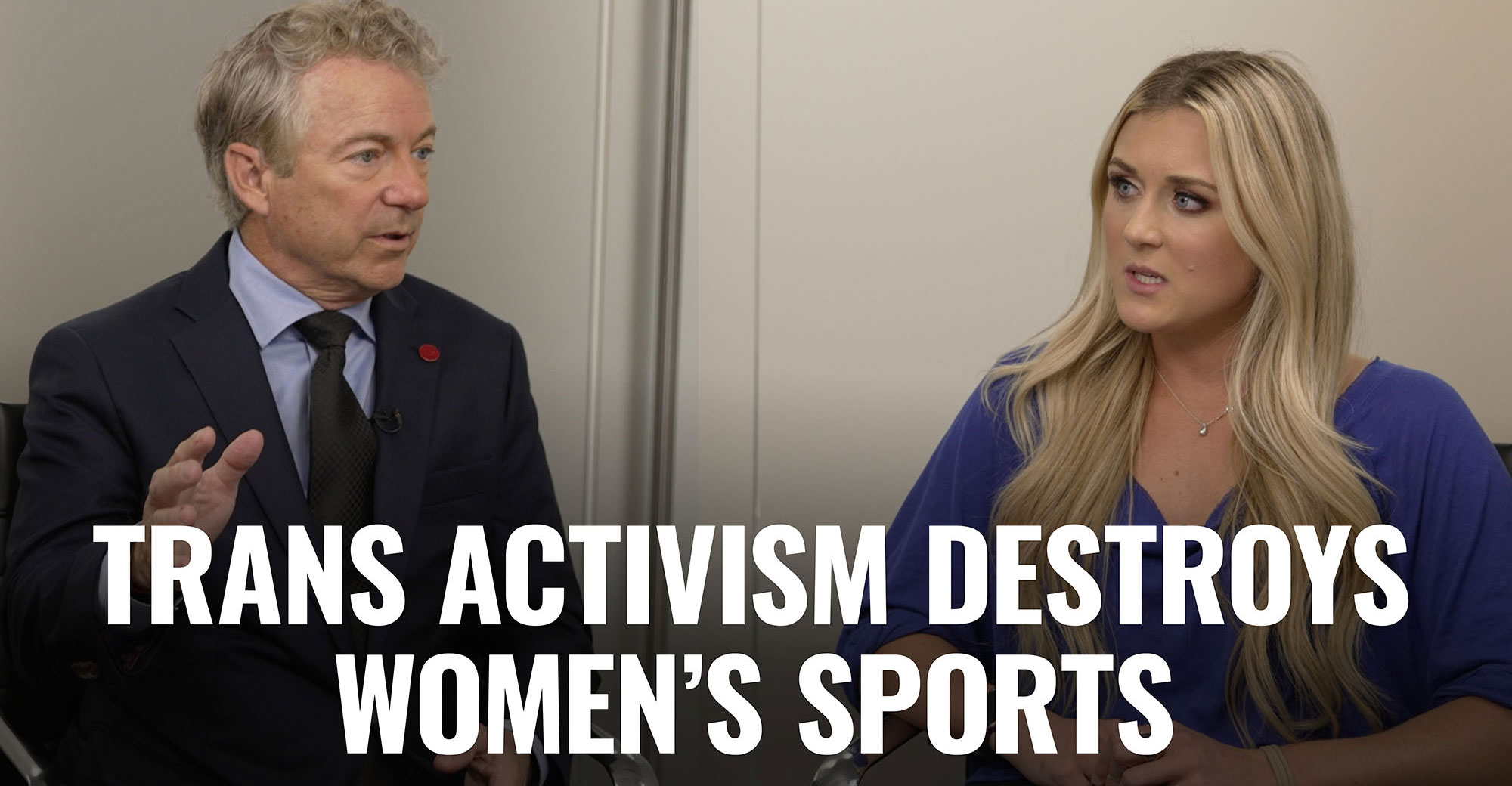 Lia Thomas Competitor Teams Up With Rand Paul to Protect Women's Sports From Transgender Activism