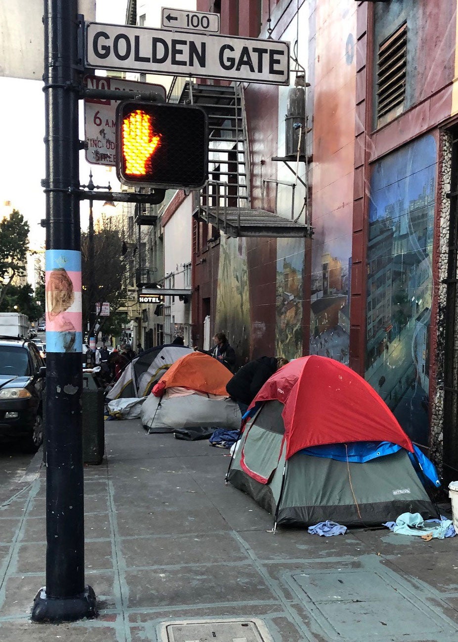 On the Streets of San Francisco, Homelessness, Tents, and Misery